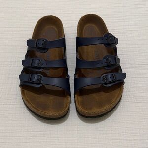 Birkenstock Florida Graceful Sandal - Navy Blue | Women’s 38